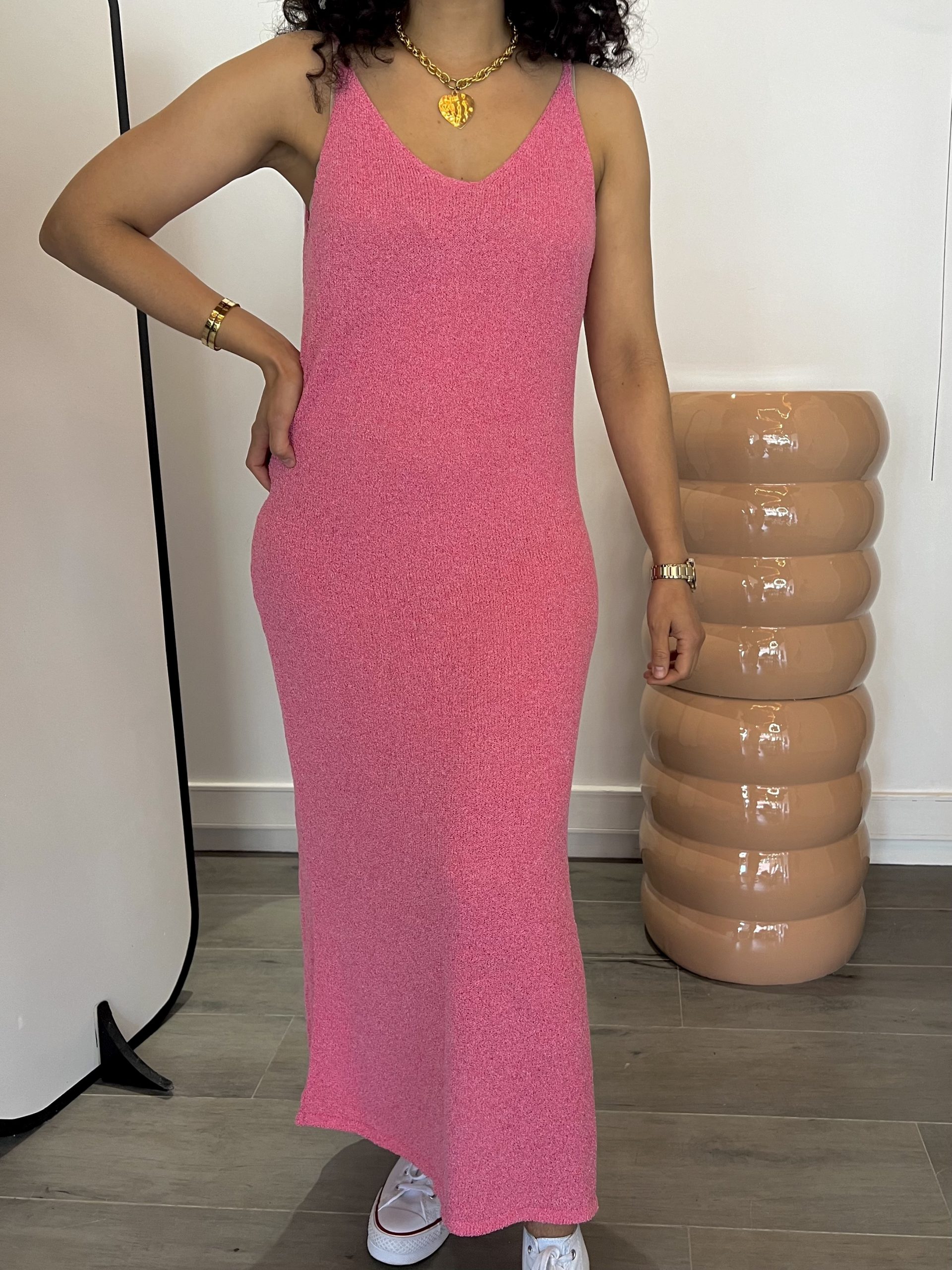 Robe longue Rose – Image 2