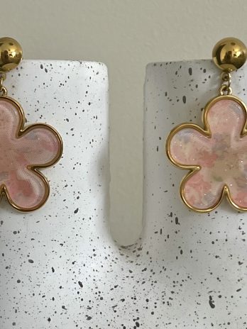 BOUCLES D’OREILLES « FLEUR »