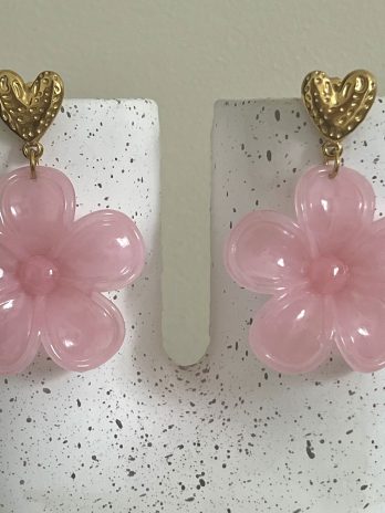 BOUCLES D’OREILLES « FLORAL’