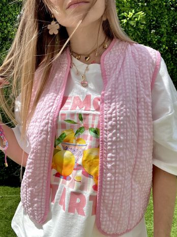 GILET « ROSIE VICHY »